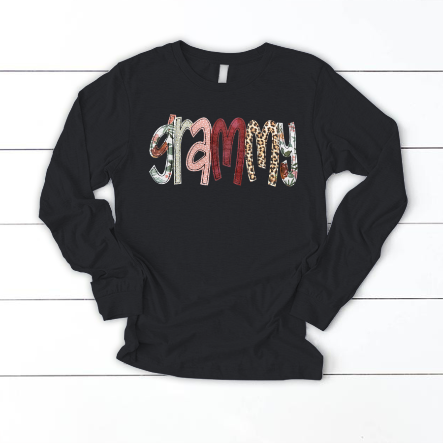 Grammy Nana Grandma Mimi Custom Name CTH01 Longsleeve