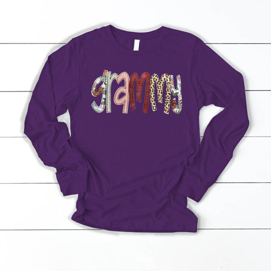 Grammy Nana Grandma Mimi Custom Name CTH01 Longsleeve