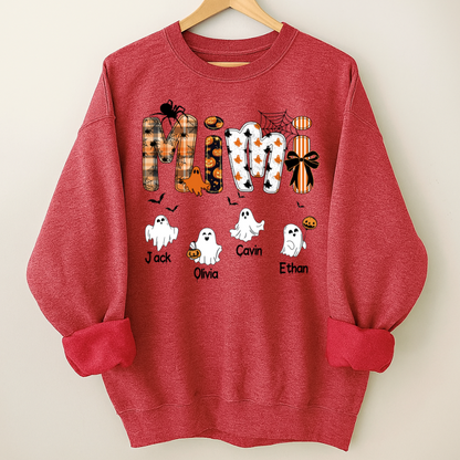 Halloween Mimi Spooky Custom Mimi And Grandkids Shirt