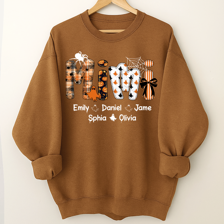 Preppy Halloween Gigi Cute Ghost Grandma and Grankids Shirt