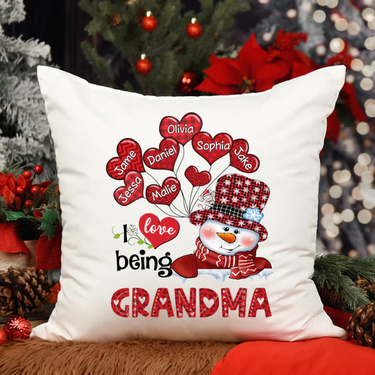 I Love Being A Grandma And Kids CTH01 Indoor Pillow