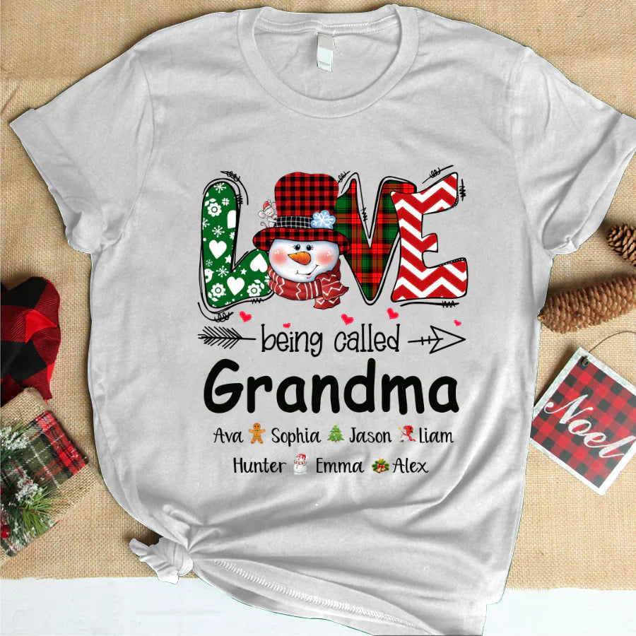Love being called Grandma snowman christmas