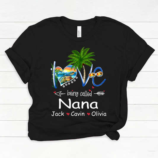 Love being called grandma grandkids Classic Canvas