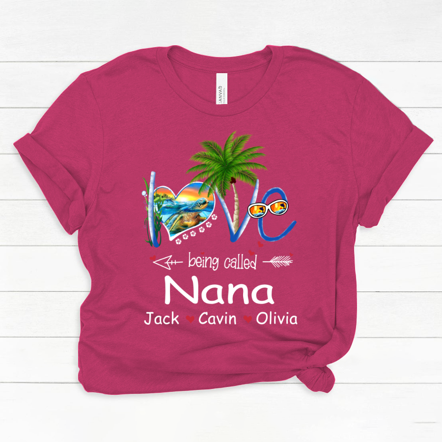 Love being called grandma grandkids Classic Canvas