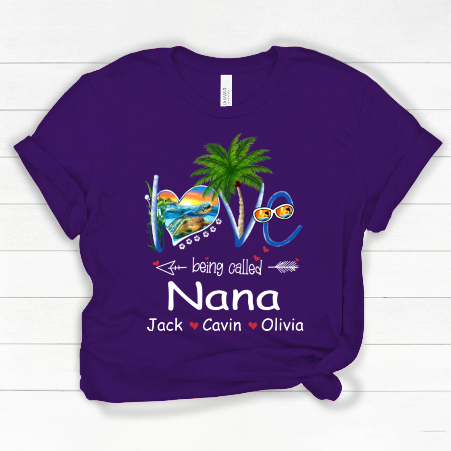 Love being called grandma grandkids Classic Canvas