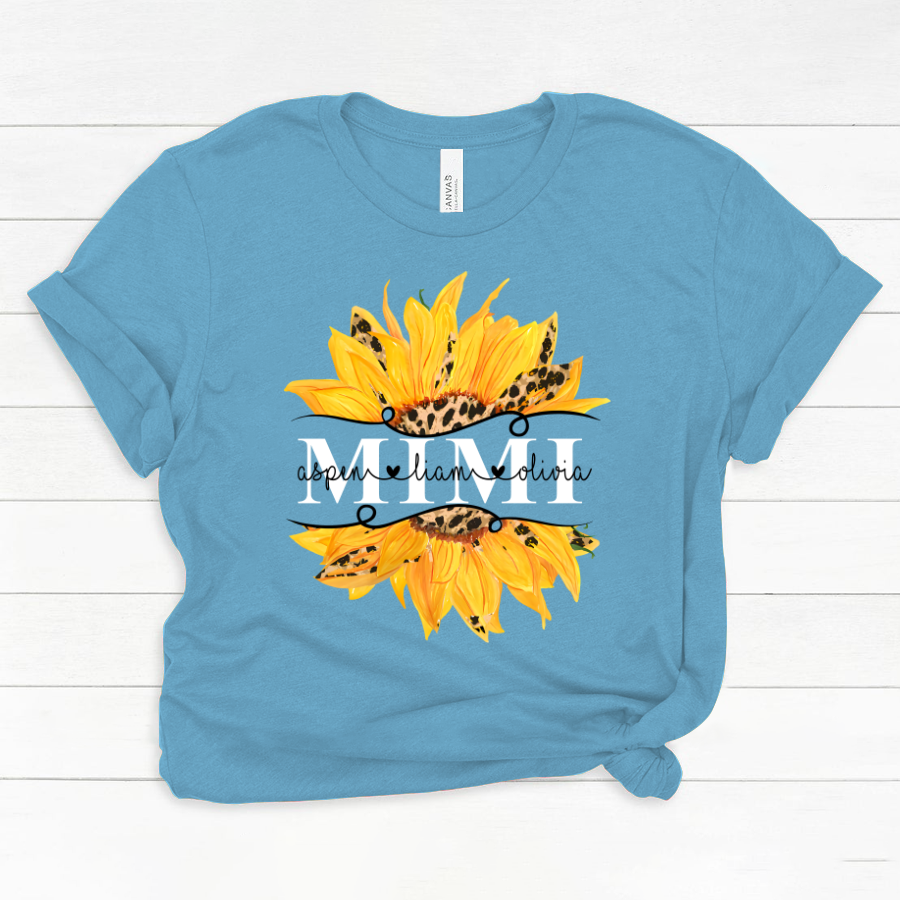 Mimi And Grandkids Sunflower Classic Canvas