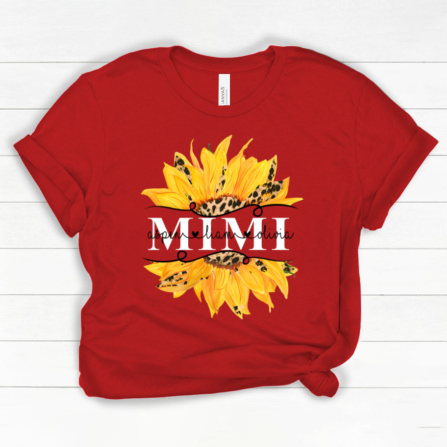Mimi And Grandkids Sunflower Classic Canvas