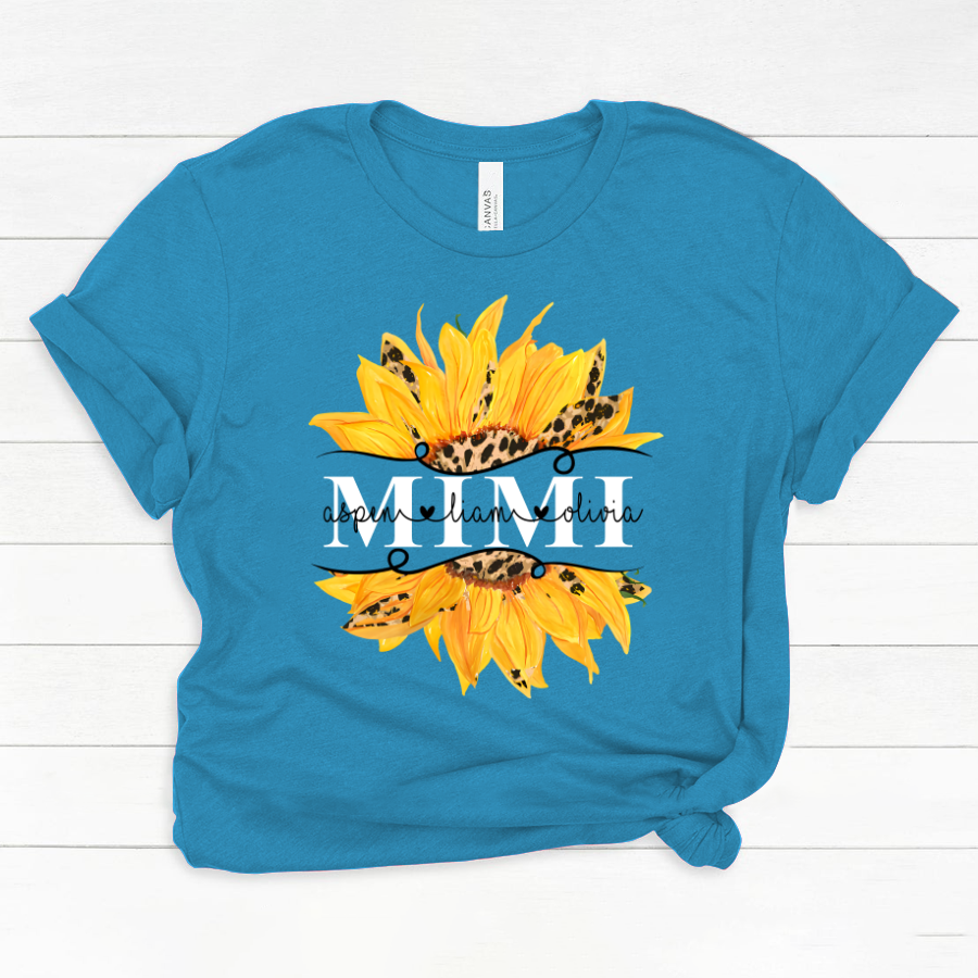 Mimi And Grandkids Sunflower Classic Canvas