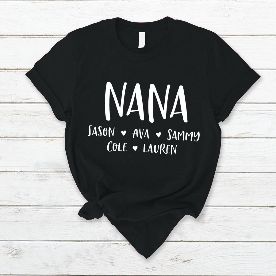 Personalized Nana Shirt, Mother's Day Gifts For Grandma