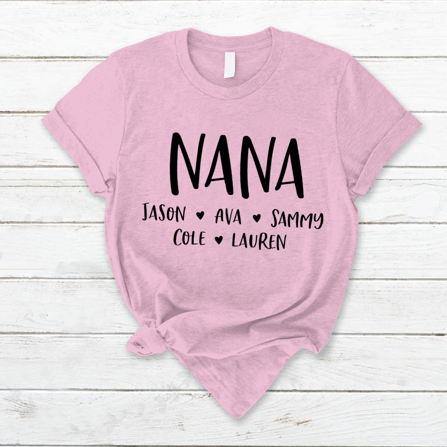 Personalized Nana Shirt, Mother's Day Gifts For Grandma