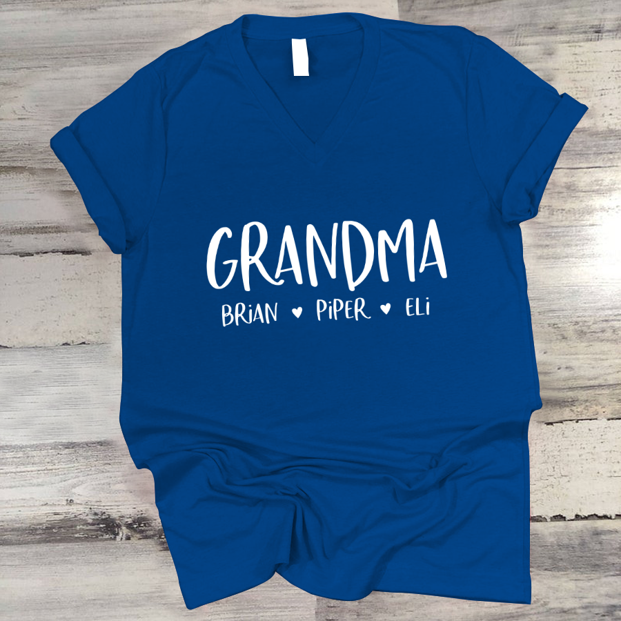 Personalized Grandma Shirt, Mother's Day Gifts For Grandma