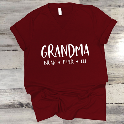 Personalized Grandma Shirt, Mother's Day Gifts For Grandma