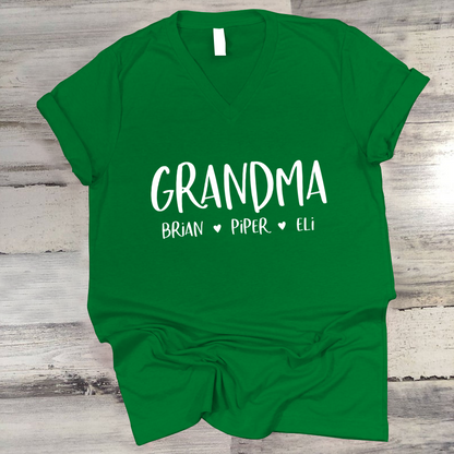 Personalized Grandma Shirt, Mother's Day Gifts For Grandma