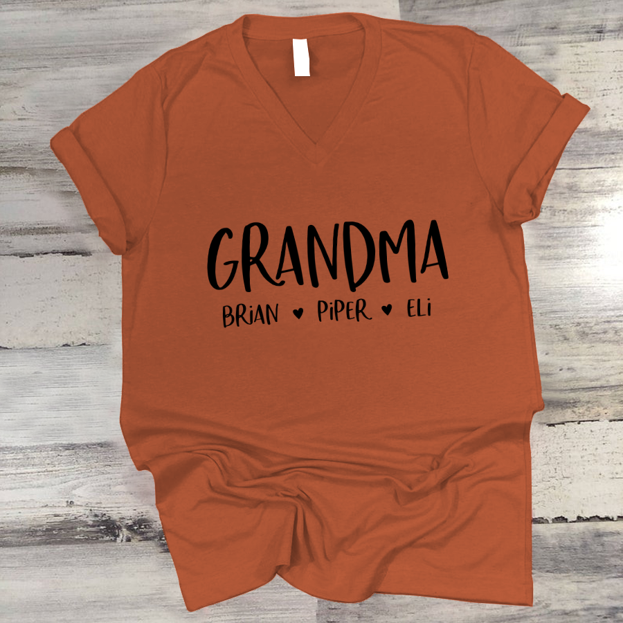 Personalized Grandma Shirt, Mother's Day Gifts For Grandma