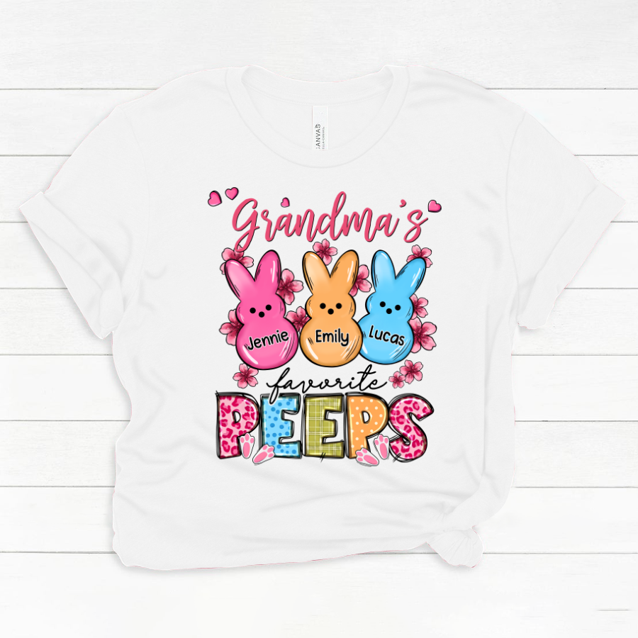 Personalized Grandma's Favorite Peeps CL01 Classic Canvas