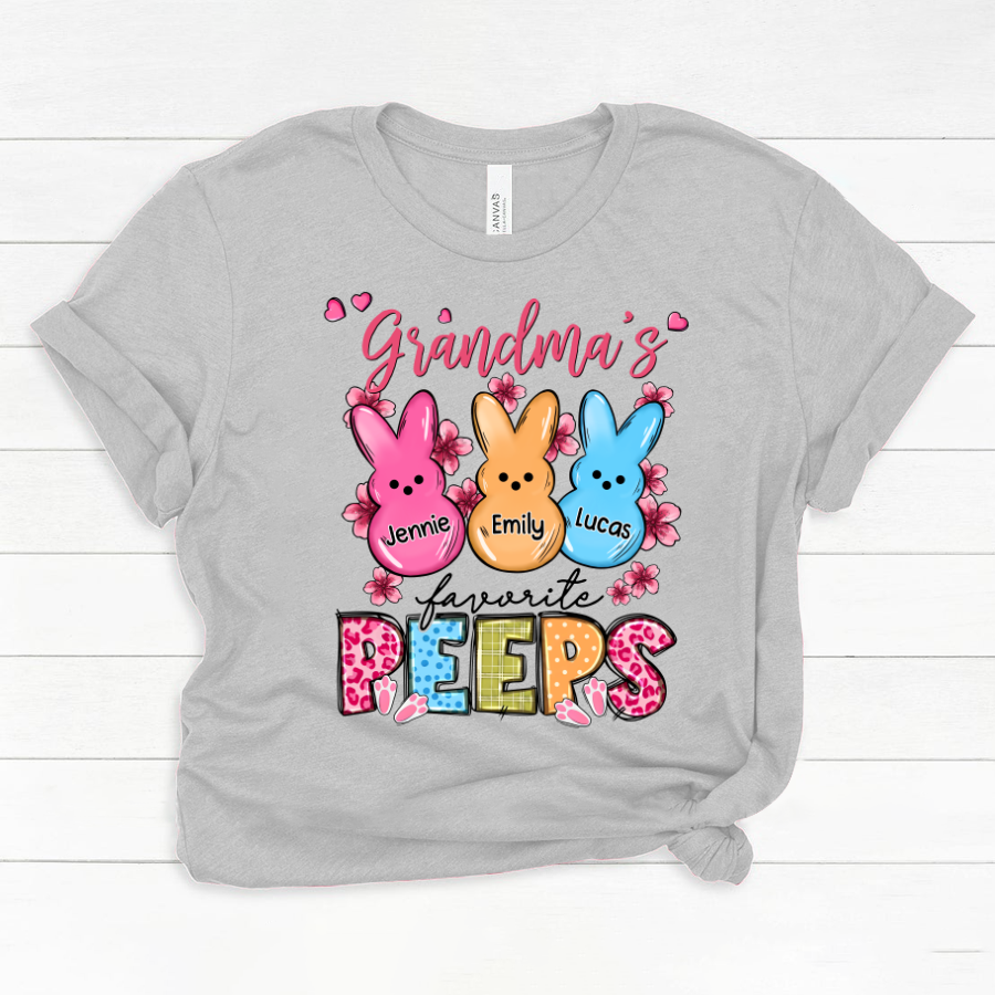 Personalized Grandma's Favorite Peeps CL01 Classic Canvas