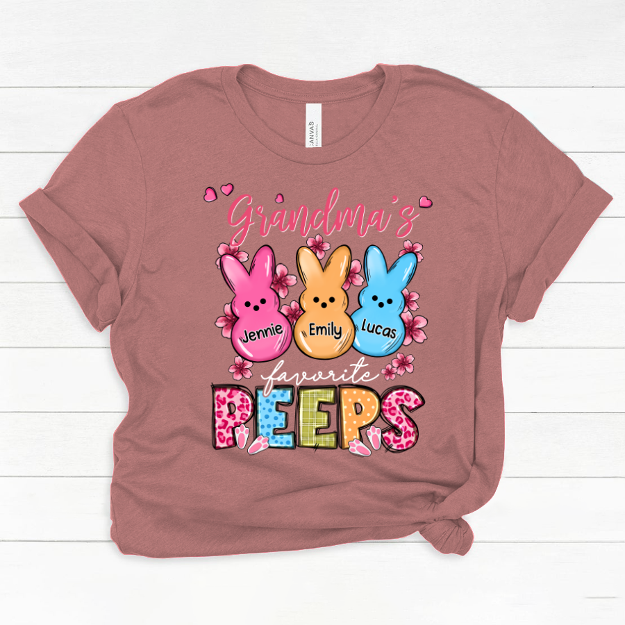 Personalized Grandma's Favorite Peeps CL01 Classic Canvas