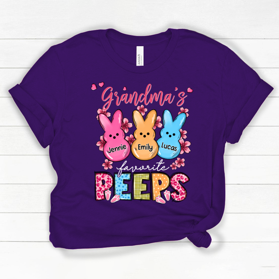 Personalized Grandma's Favorite Peeps CL01 Classic Canvas