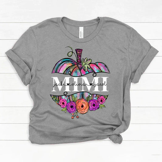 Personalized Mimi Painted Pumpkin 2022 Classic Canvas