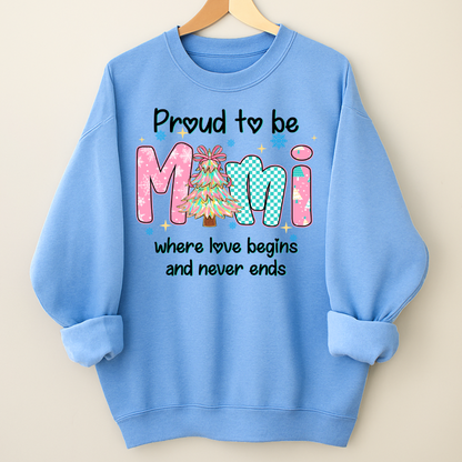 Pround To Be Mimi Where Love Begins And Never Ends Shirt
