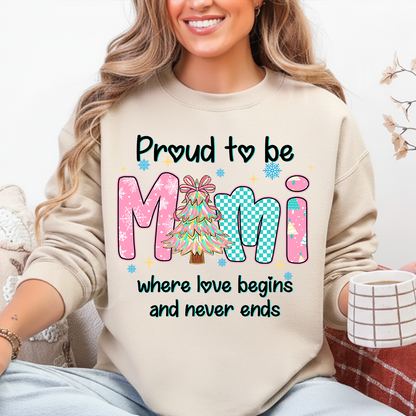 Pround To Be Mimi Where Love Begins And Never Ends Shirt