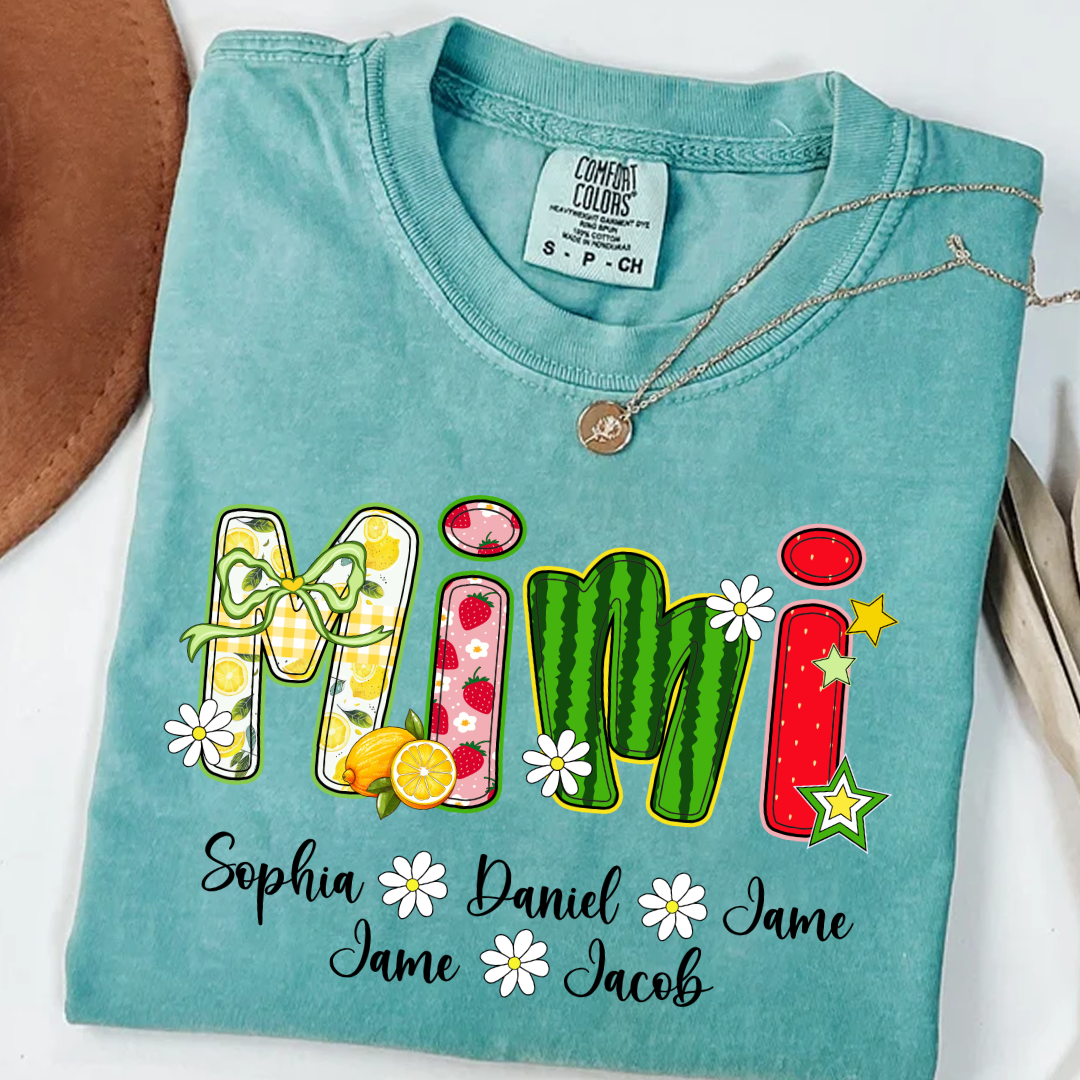 Summer Fruit Design Personalized Gift Mimi with Grandkids