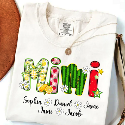 Summer Fruit Design Personalized Gift Mimi with Grandkids