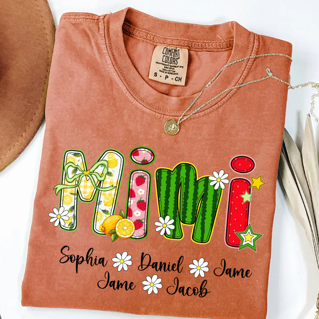 Summer Fruit Design Personalized Gift Mimi with Grandkids
