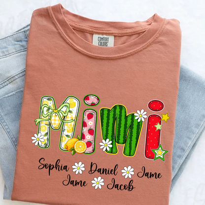 Summer Fruit Design Personalized Gift Mimi with Grandkids