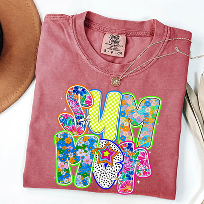 Summer floral Hello Summer Shirt