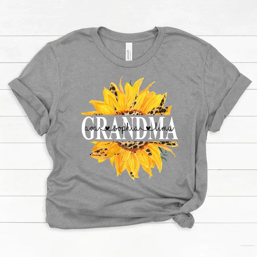 Sunflowers Grandma And Kids VTN221126 Classic Canvas