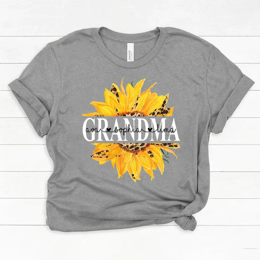 Sunflowers Grandma And Kids VTN221126 Classic Canvas