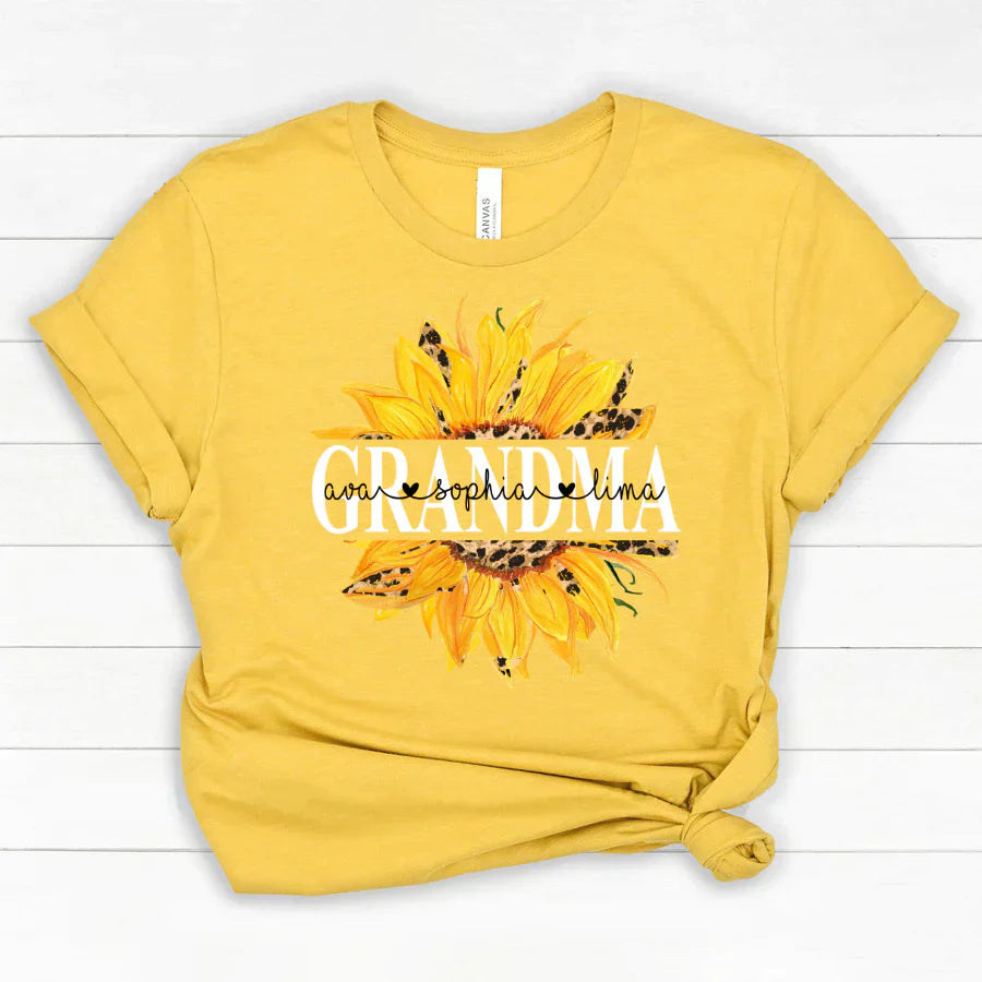 Sunflowers Grandma And Kids VTN221126 Classic Canvas