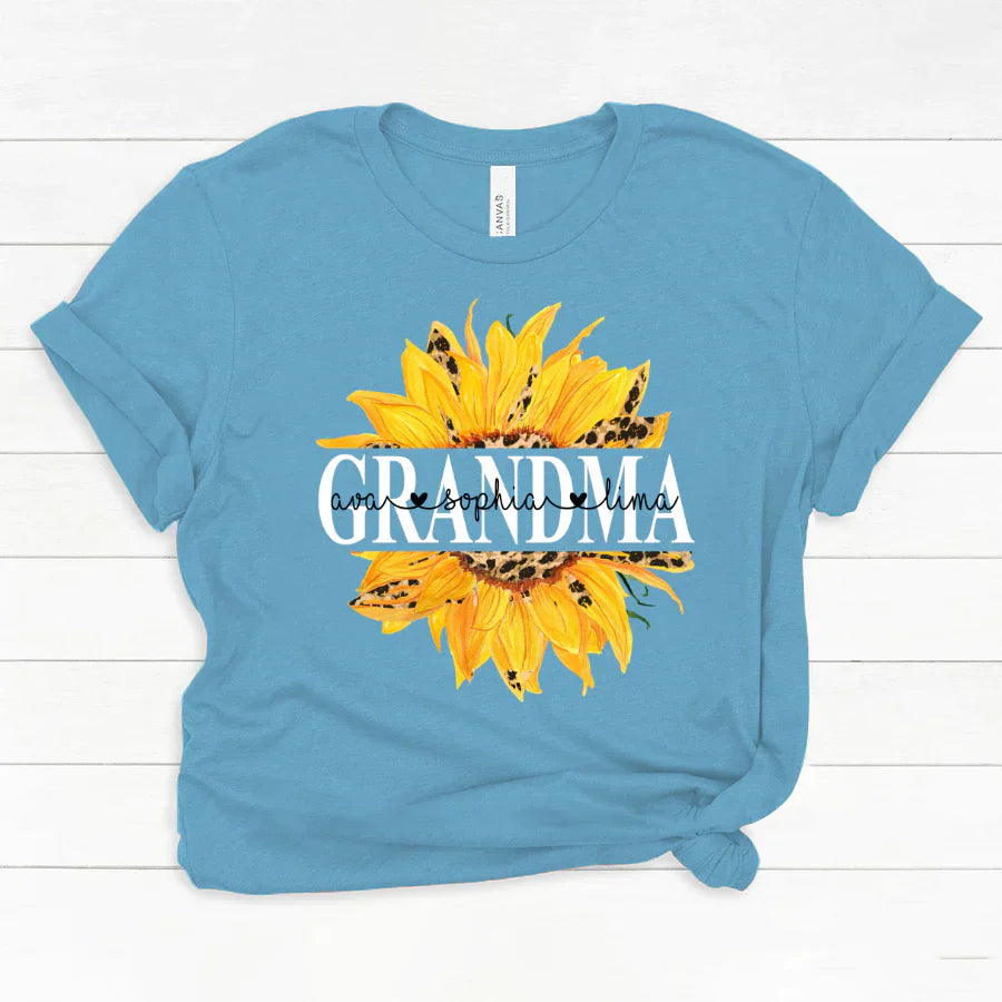 Sunflowers Grandma And Kids VTN221126 Classic Canvas