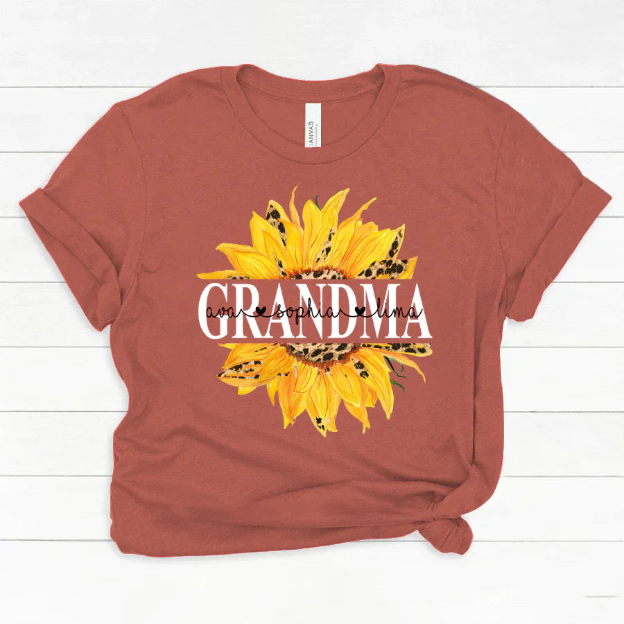 Sunflowers Grandma And Kids VTN221126 Classic Canvas