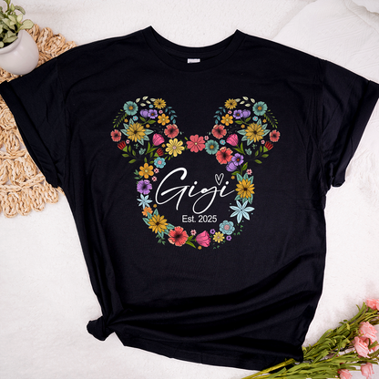 Test Custom Gigi Floral Mother's Day Gift Shirt