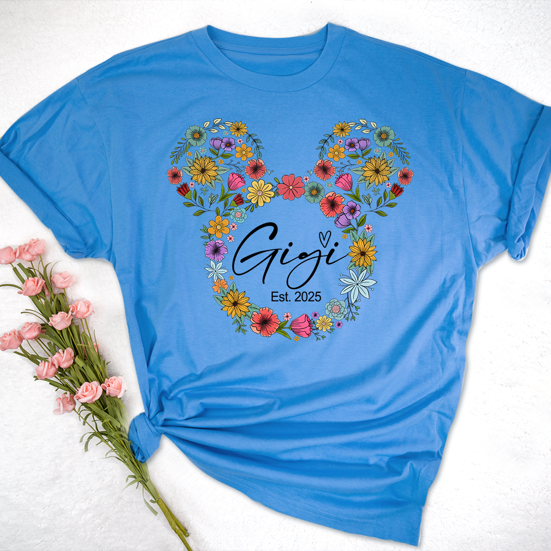 Test Custom Gigi Floral Mother's Day Gift Shirt