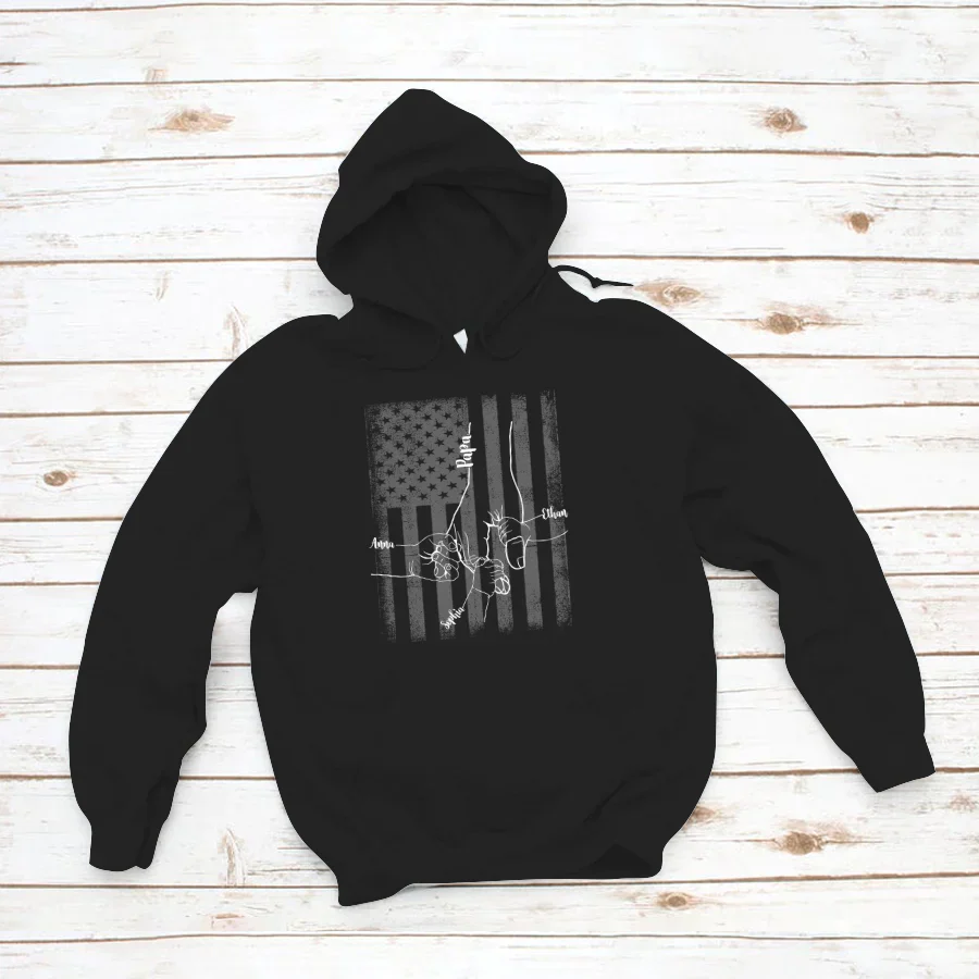 They Call Me Papa Hands Flag VTN221126 Hoodie