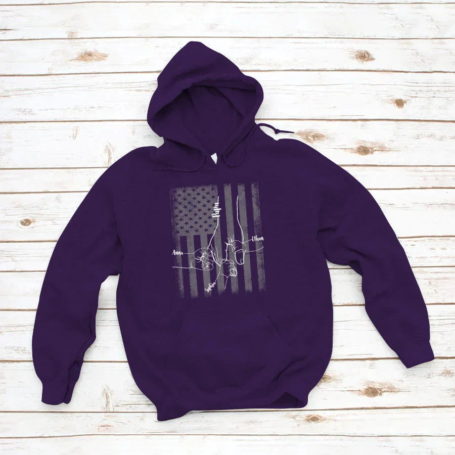 They Call Me Papa Hands Flag VTN221126 Hoodie