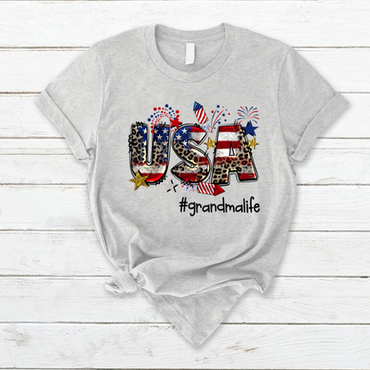 USA 4th of July  grandmalife CL01 T-Shirt