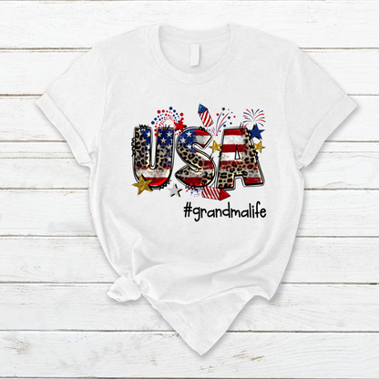 USA 4th of July  grandmalife CL01 T-Shirt