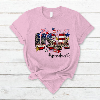 USA 4th of July  grandmalife CL01 T-Shirt
