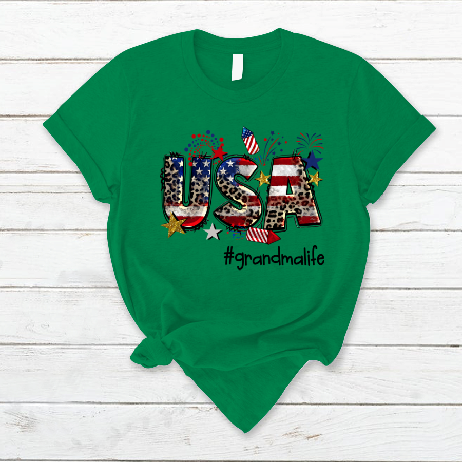 USA 4th of July  grandmalife CL01 T-Shirt