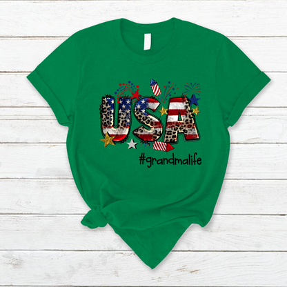 USA 4th of July  grandmalife CL01 T-Shirt