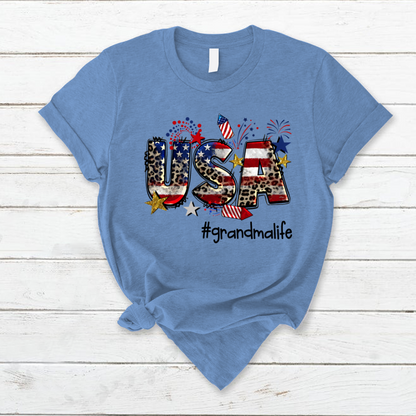 USA 4th of July  grandmalife CL01 T-Shirt