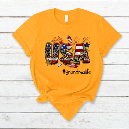 USA 4th of July  grandmalife CL01 T-Shirt