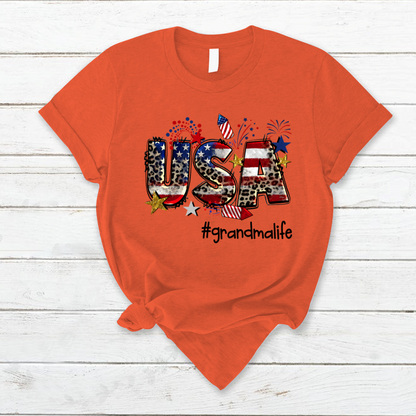 USA 4th of July  grandmalife CL01 T-Shirt
