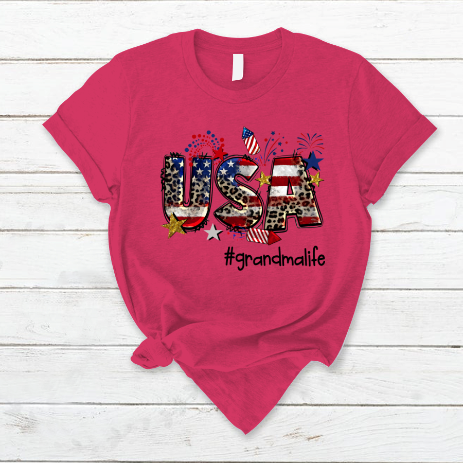 USA 4th of July  grandmalife CL01 T-Shirt