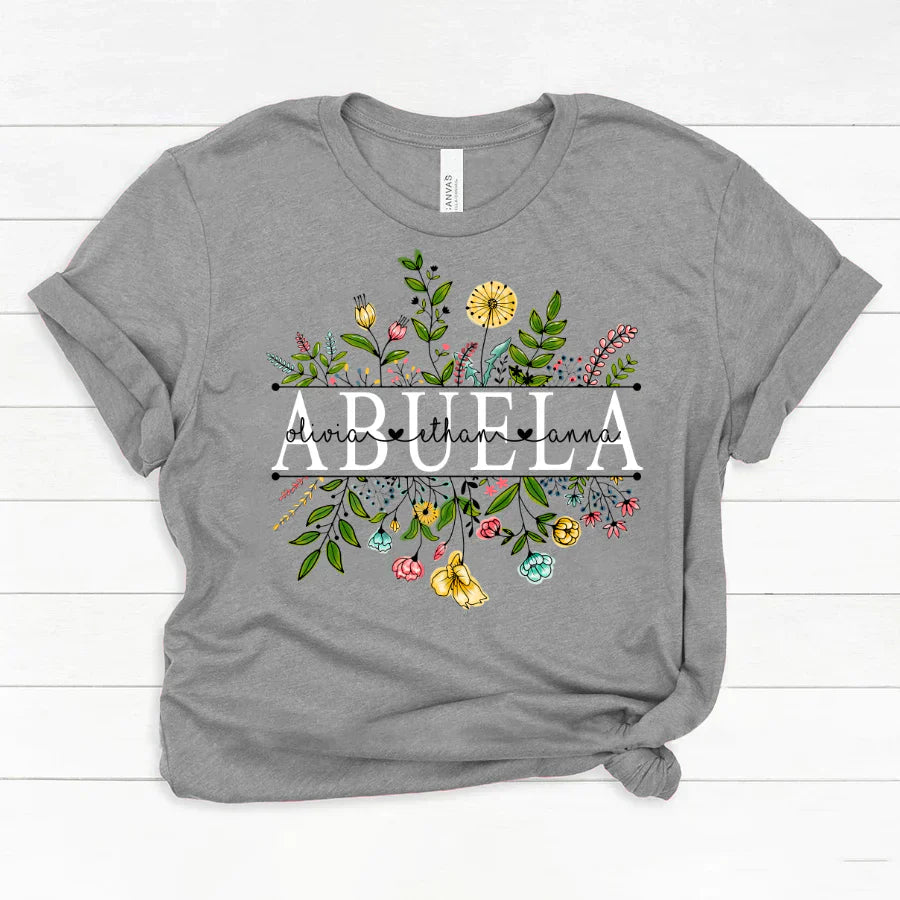 Wildflowers Abuela And Grandkids Classic Canvas