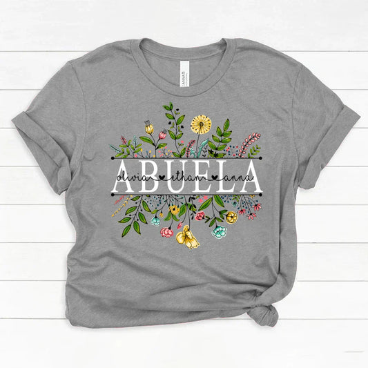 Wildflowers Abuela And Grandkids Classic Canvas